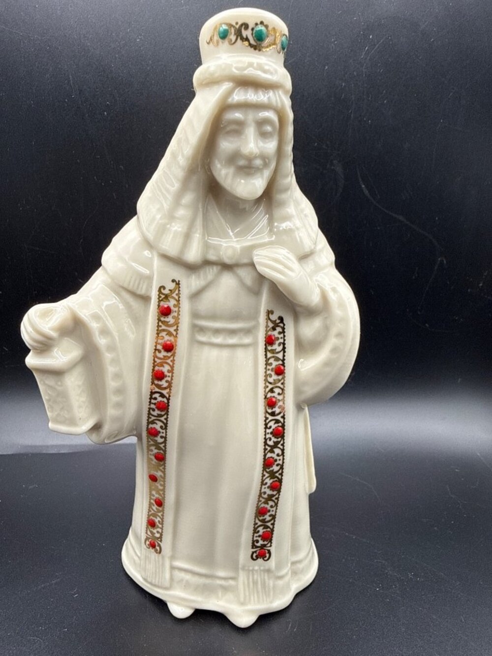 Vtg Lenox Jewels Nativity King Melchior Porcelain Figurine Discontinued No Box